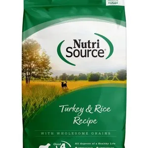 26Lb Nutrisource Adult Turkey & Rice - Treat